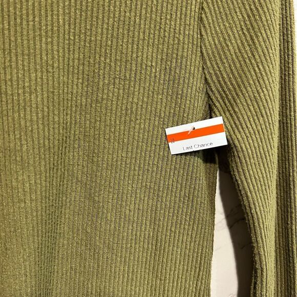 Faherty Legend Ribbed Turtleneck Green Size XS - Picture 5 of 10